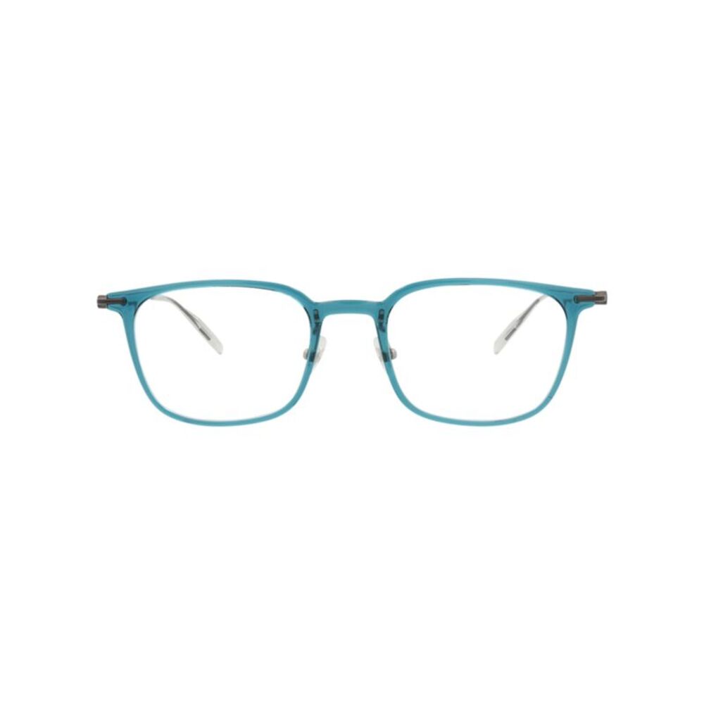 Montblanc Square-Frame Injection Optical Frames Blue Mens